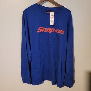 Snap On Blue Longsleeve T Shirt SZ 3XL